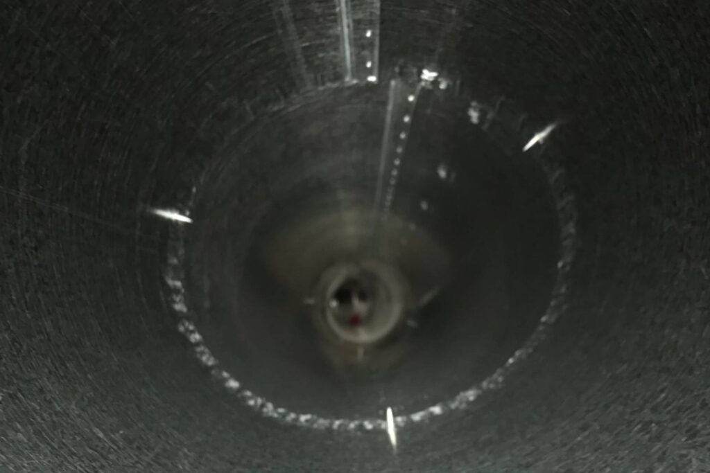cleaned air duct