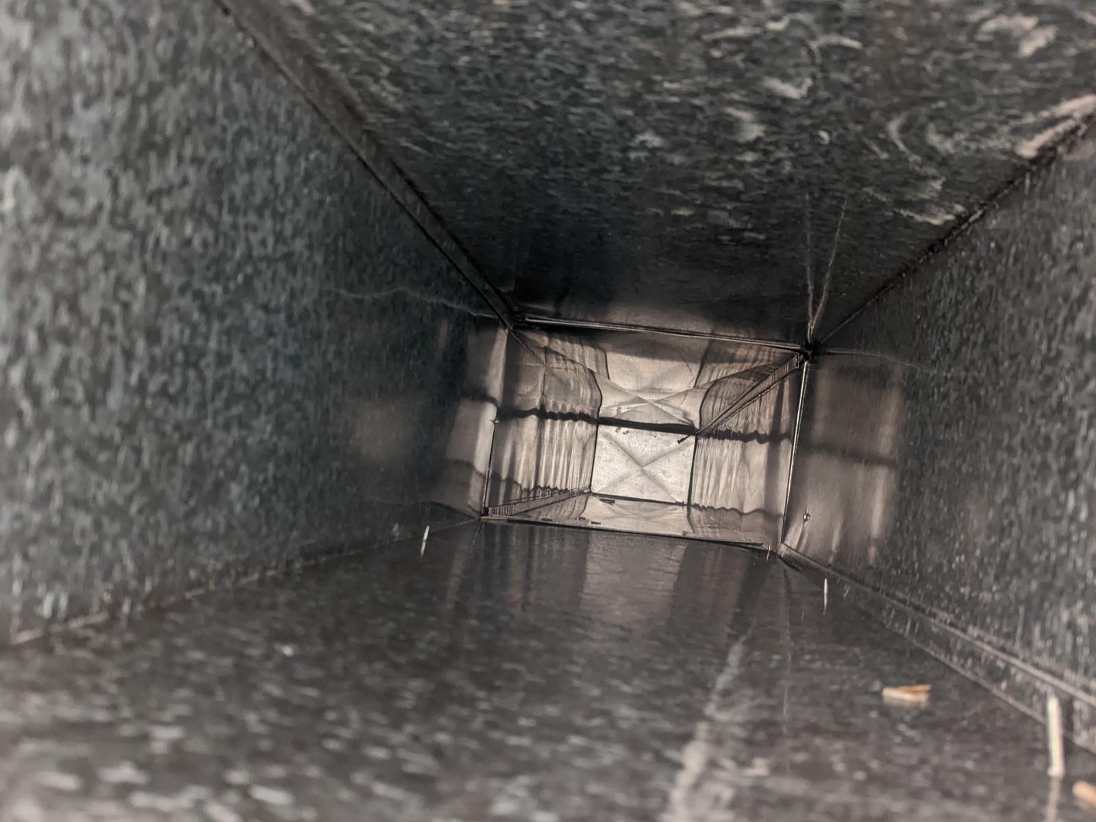 cleaned furnace vent in old home